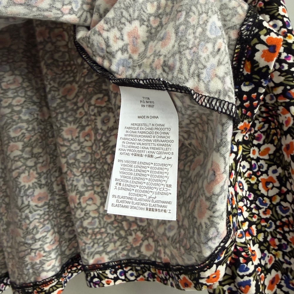 Boden Ruched Yoke Floral Blouse - Picture 5 of 7